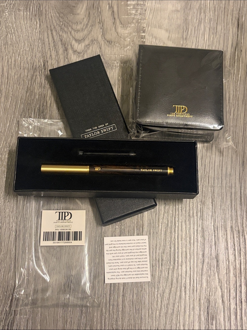 Taylor Swift TTPD Fountain Pen & Notepad Set